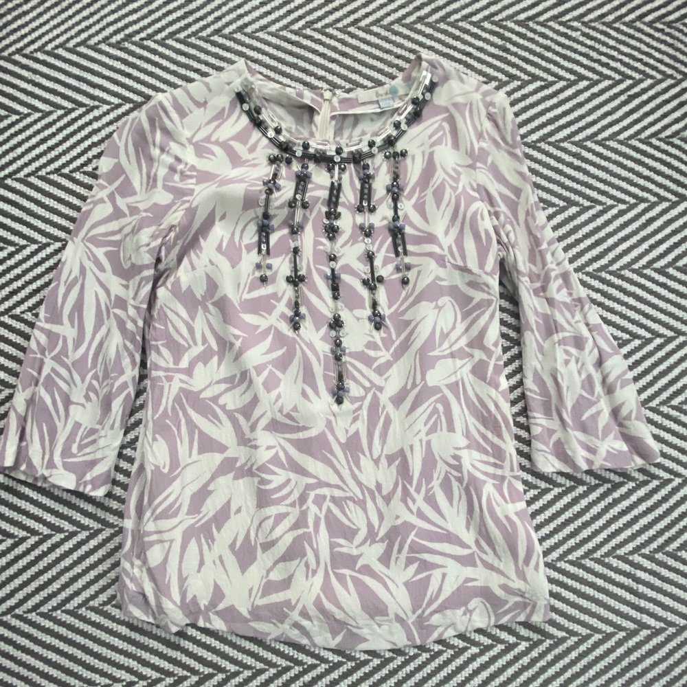 Boden floral beaded top